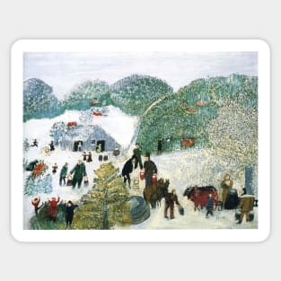 grandma moses Sticker